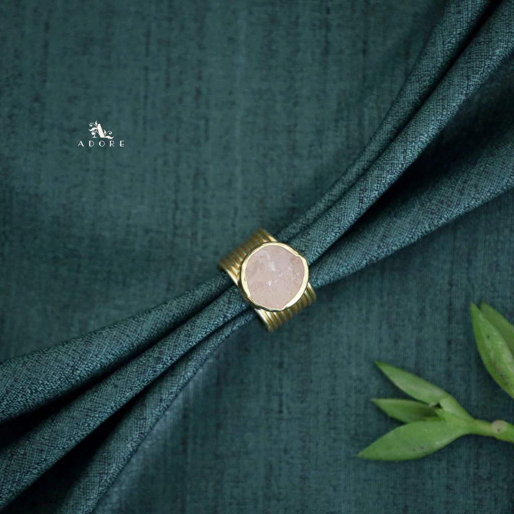 Balqis Raw Stone Ring - Image 11