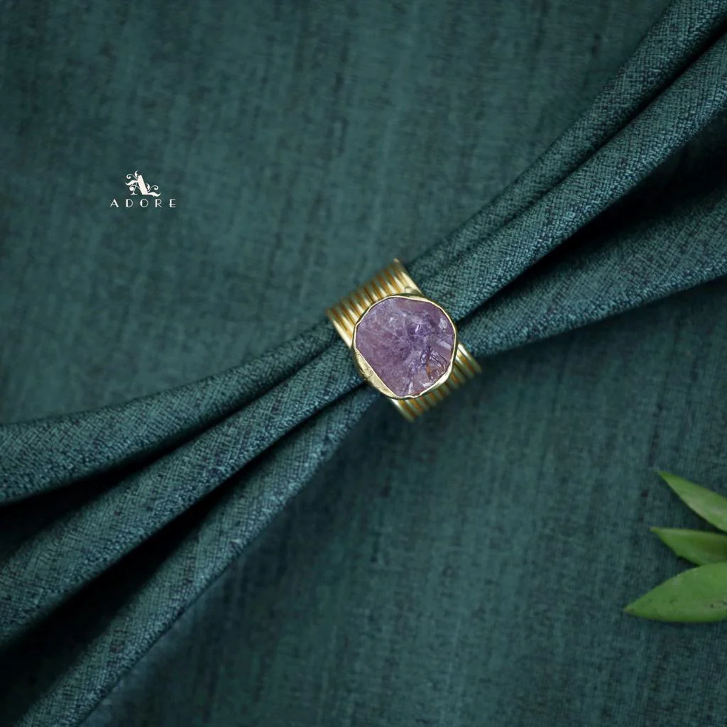 Balqis Raw Stone Ring - Image 20