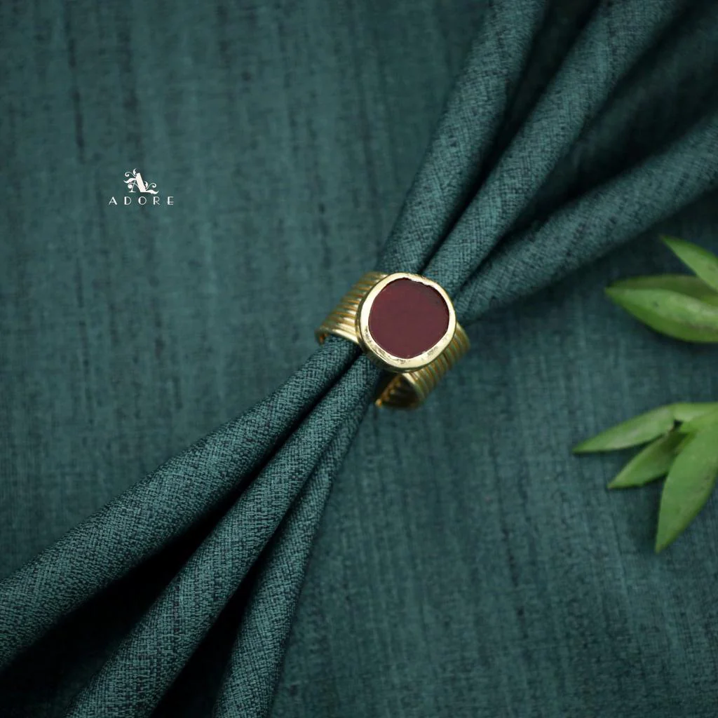 Balqis Raw Stone Ring - Image 8