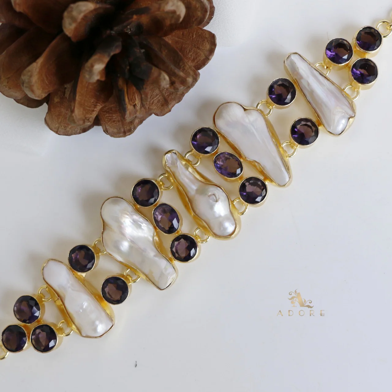 Baroque Pearl Skydive Choker - Image 10