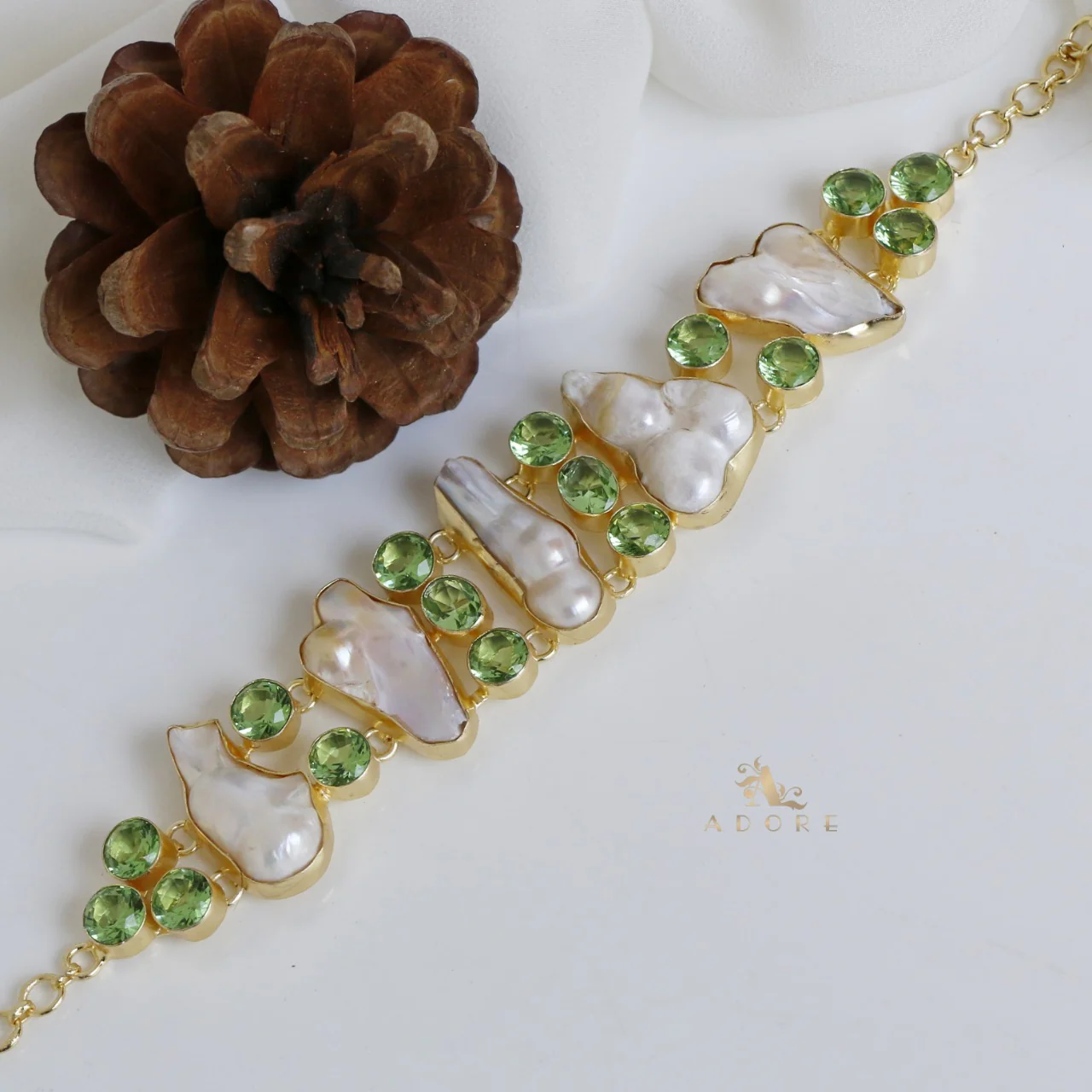 Baroque Pearl Skydive Choker - Image 4