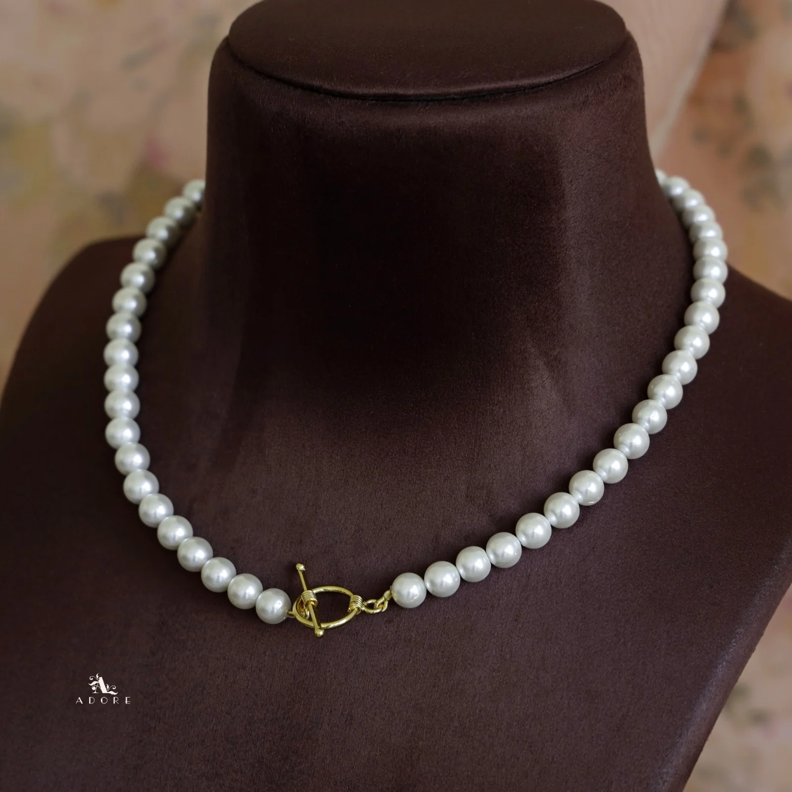 Bella Dona Ring Pearl Neckpiece - Image 2