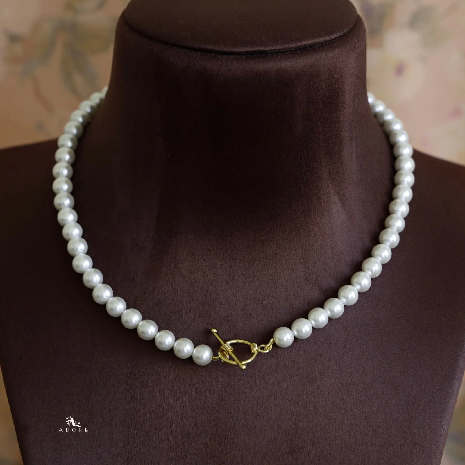 Bella Dona Ring Pearl Neckpiece - Image 4