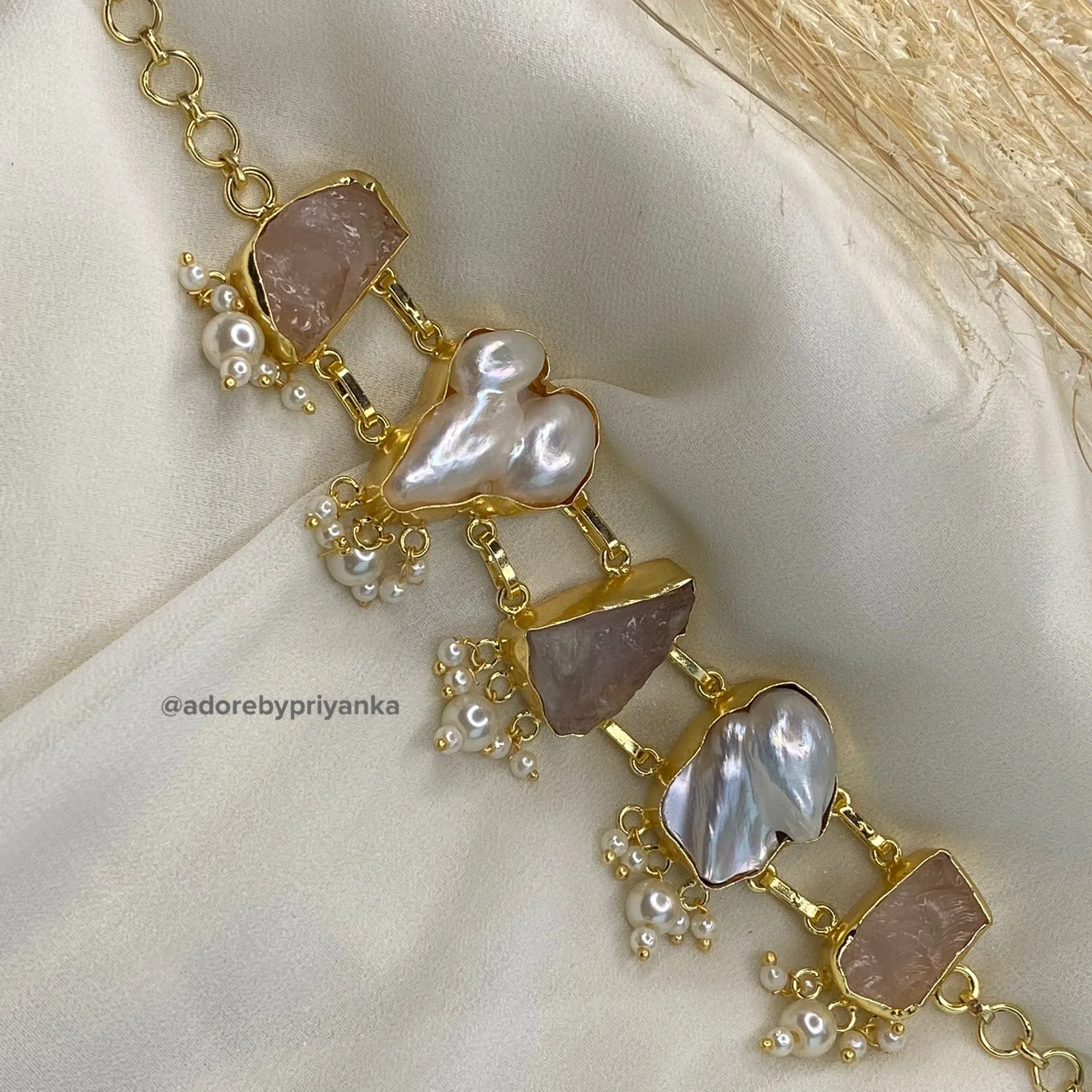 Bethany Raw Stone With Baroque Choker - Image 16