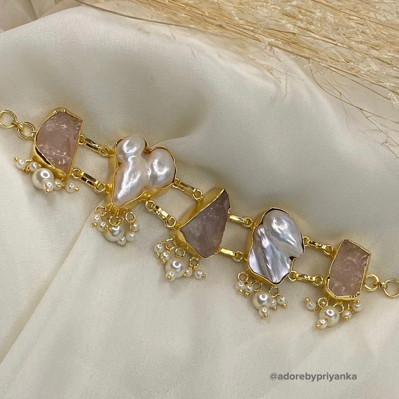 Bethany Raw Stone With Baroque Choker - Image 17