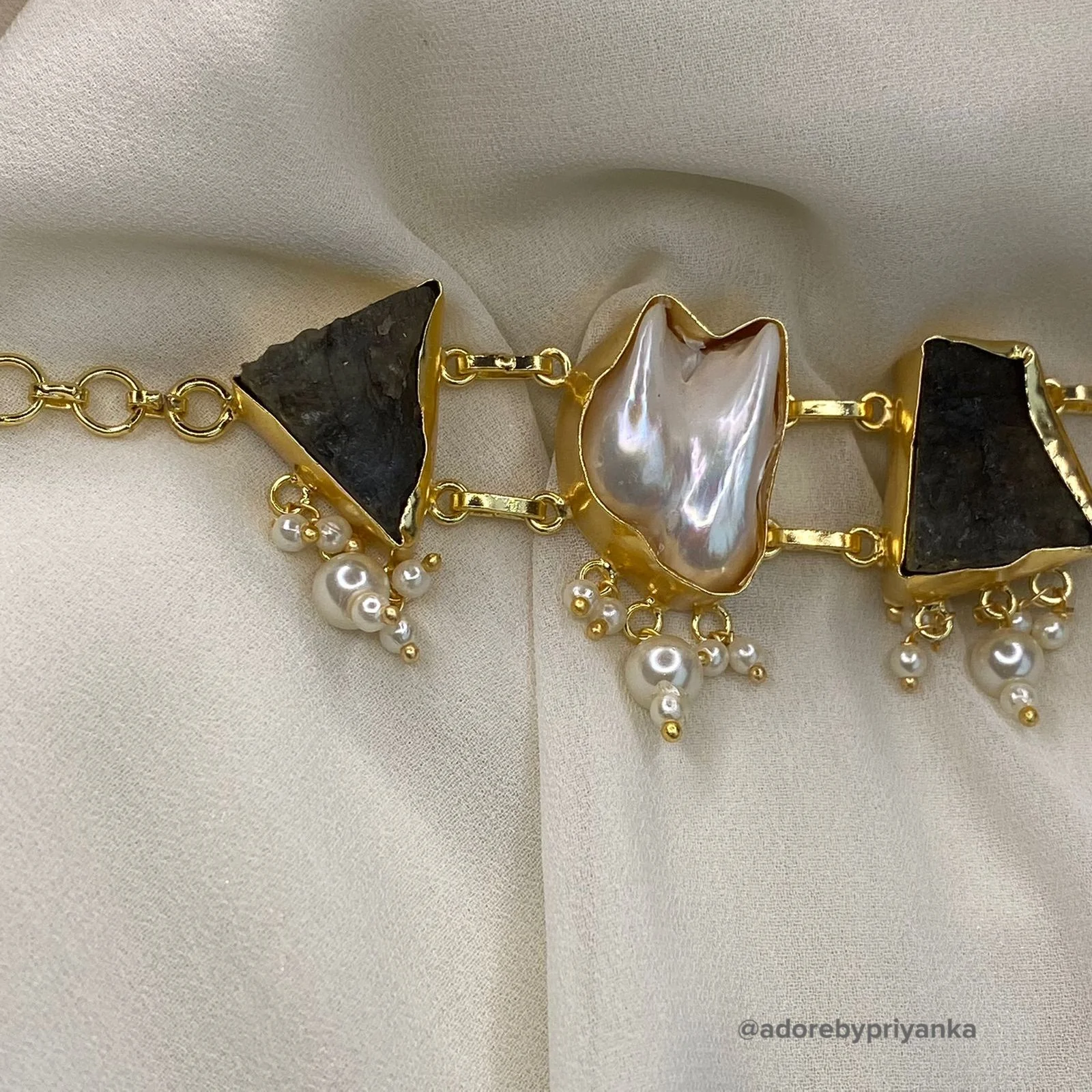 Bethany Raw Stone With Baroque Choker - Image 18
