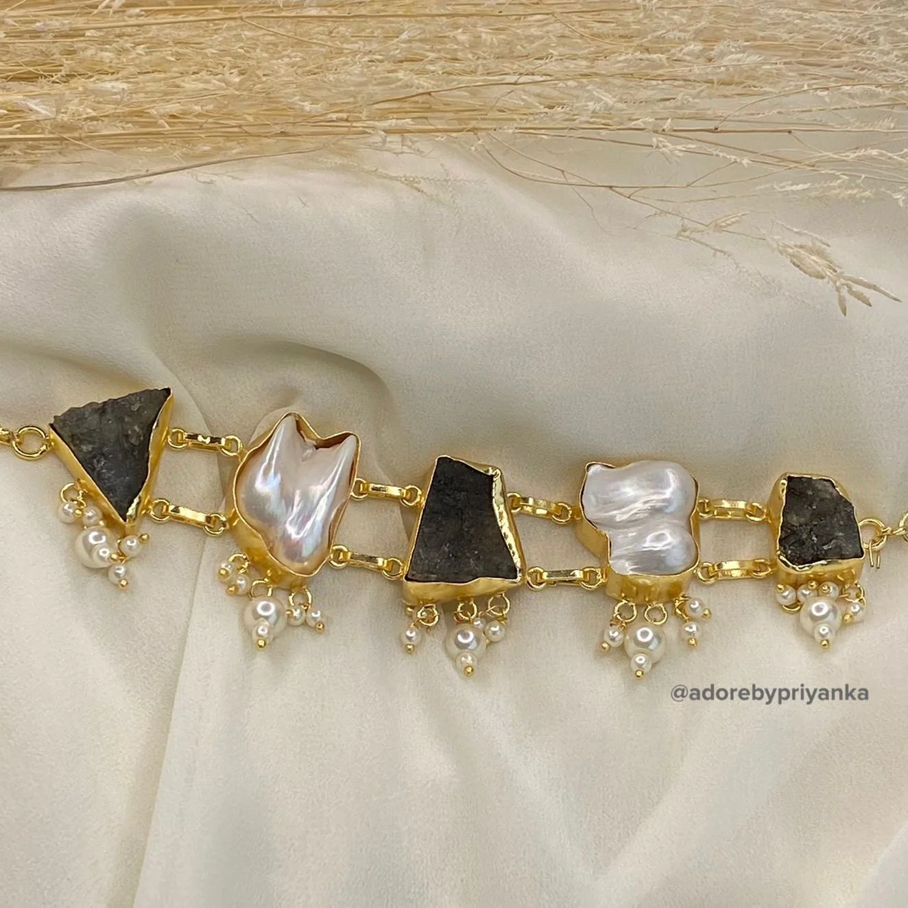 Bethany Raw Stone With Baroque Choker - Image 19
