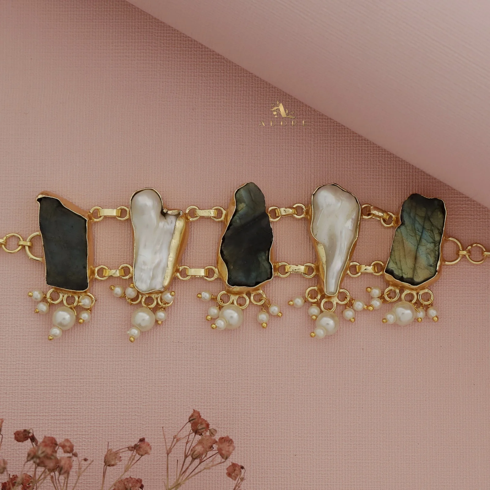 Bethany Raw Stone With Baroque Choker - Image 22