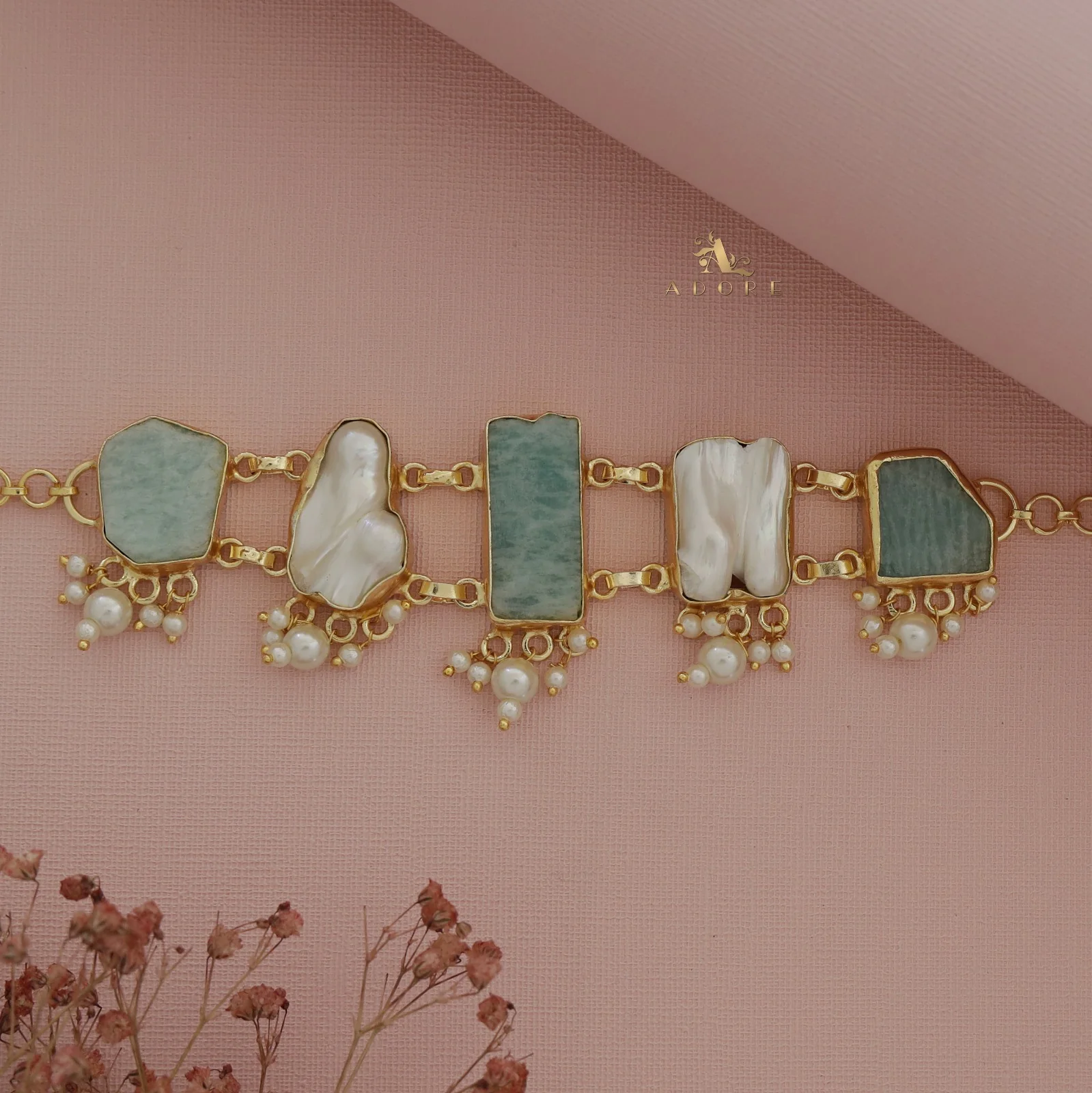 Bethany Raw Stone With Baroque Choker - Image 24