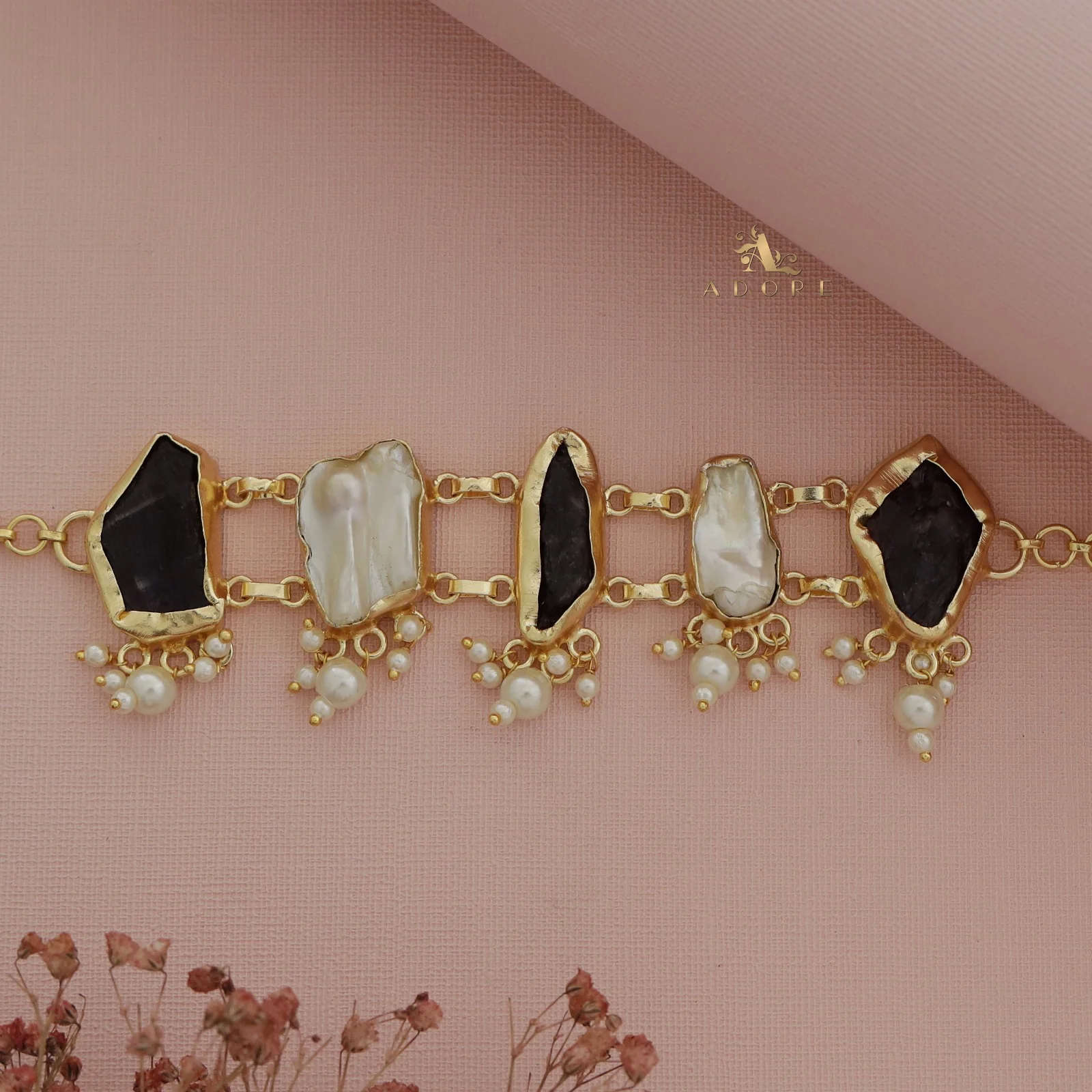 Bethany Raw Stone With Baroque Choker - Image 26