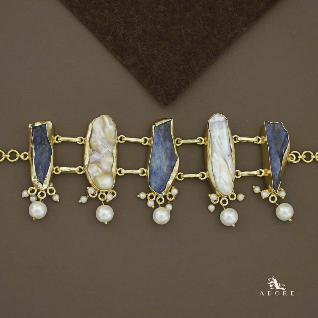 Bethany Raw Stone With Baroque Choker - Image 27