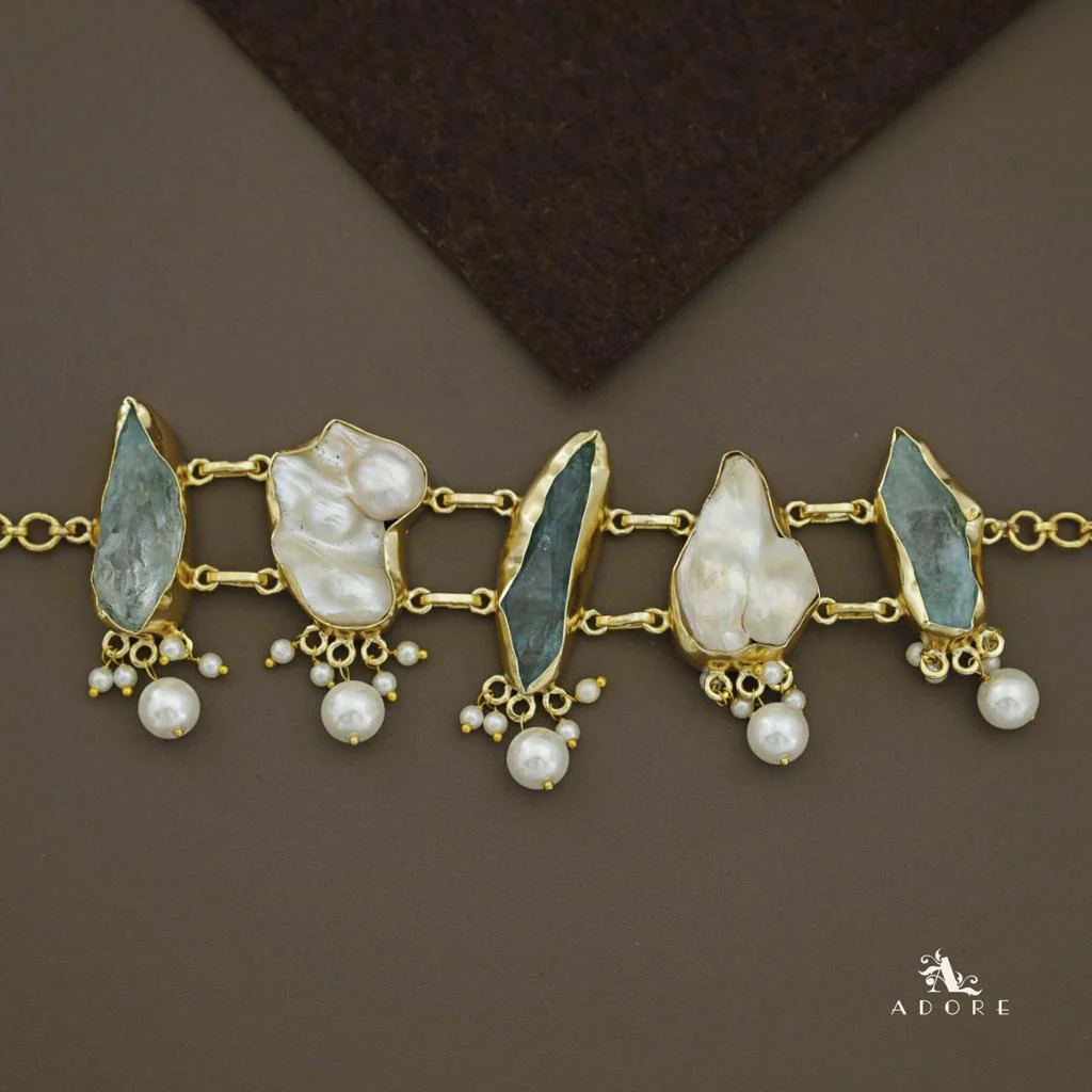 Bethany Raw Stone With Baroque Choker - Image 28