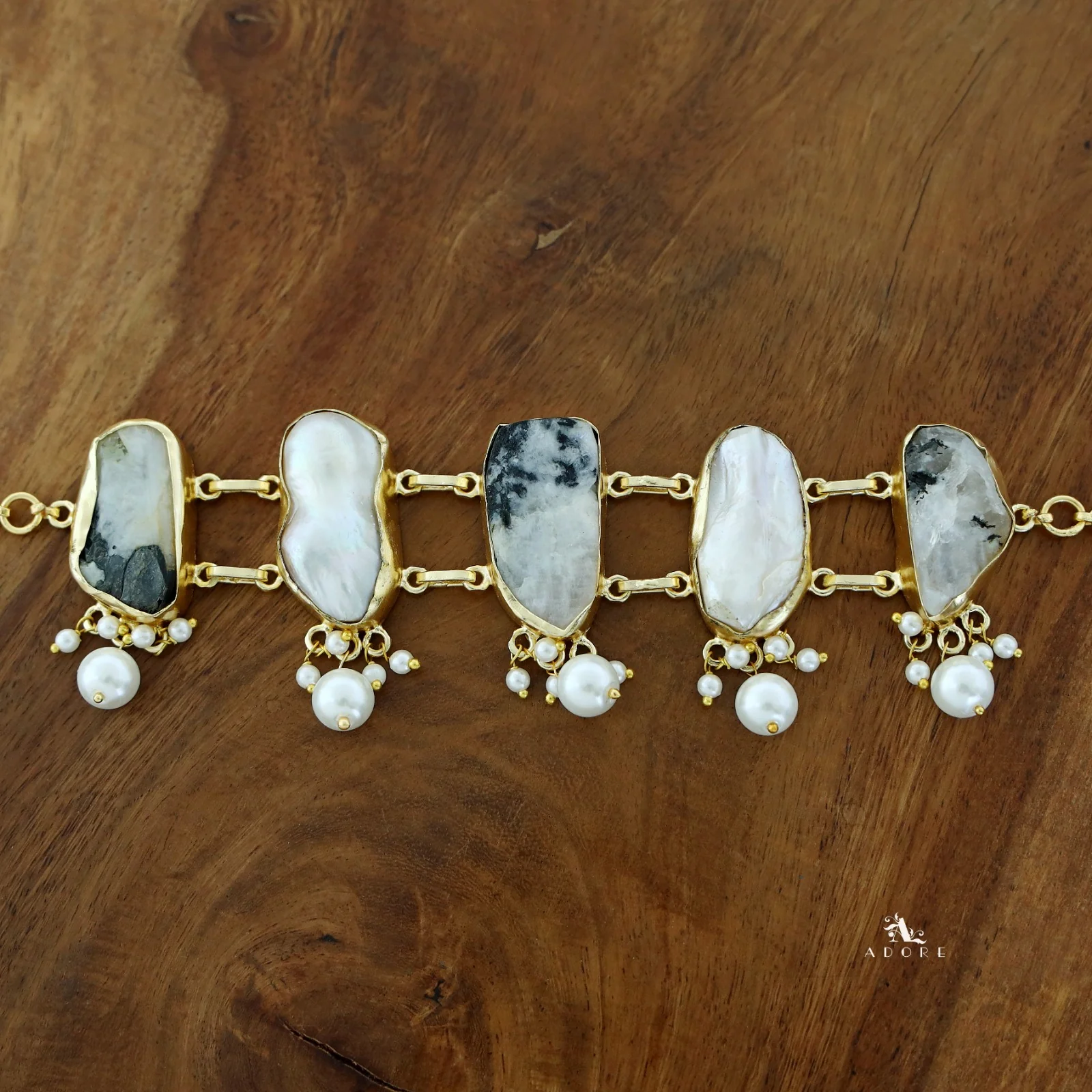Bethany Raw Stone With Baroque Choker - Image 41