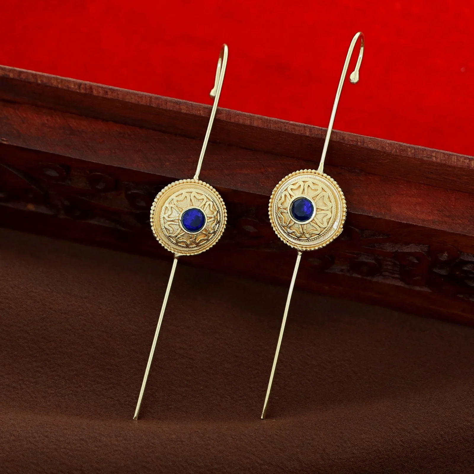 Birdie Golden Circle Ear-Cuff (Set Of 2) - Image 3