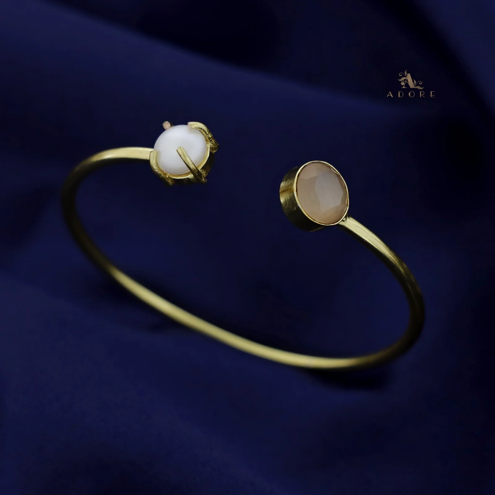 Bisiya Golden Glossy Pearl Bangle - Image 19