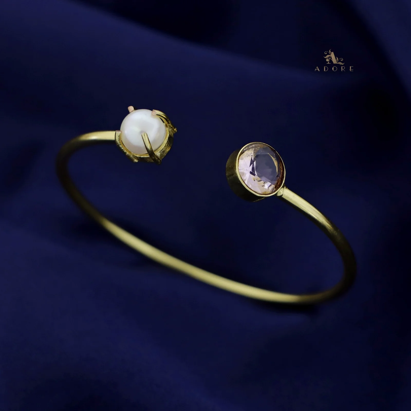 Bisiya Golden Glossy Pearl Bangle - Image 21