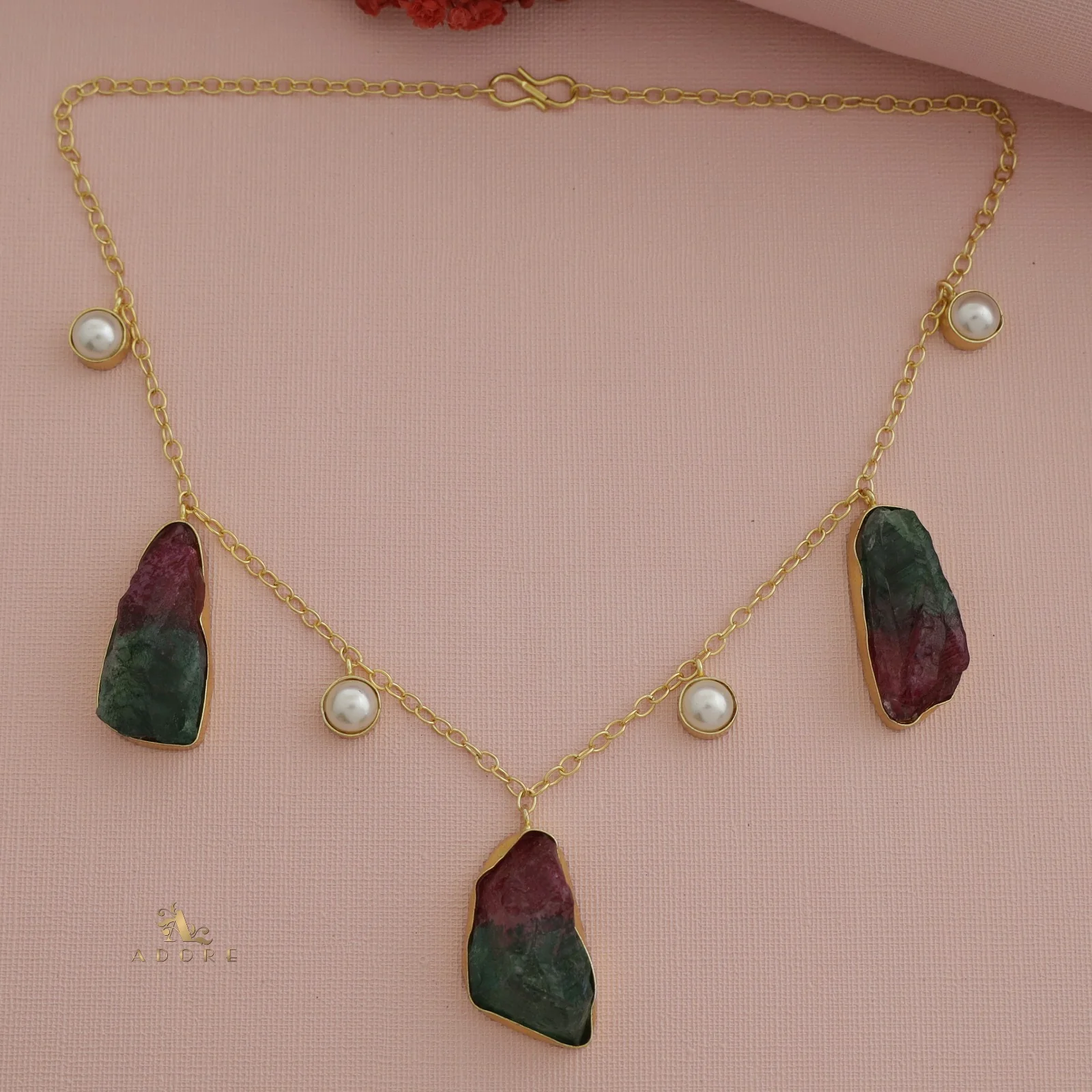Breeta Dyed Stone Pearl Neckpiece - Image 6