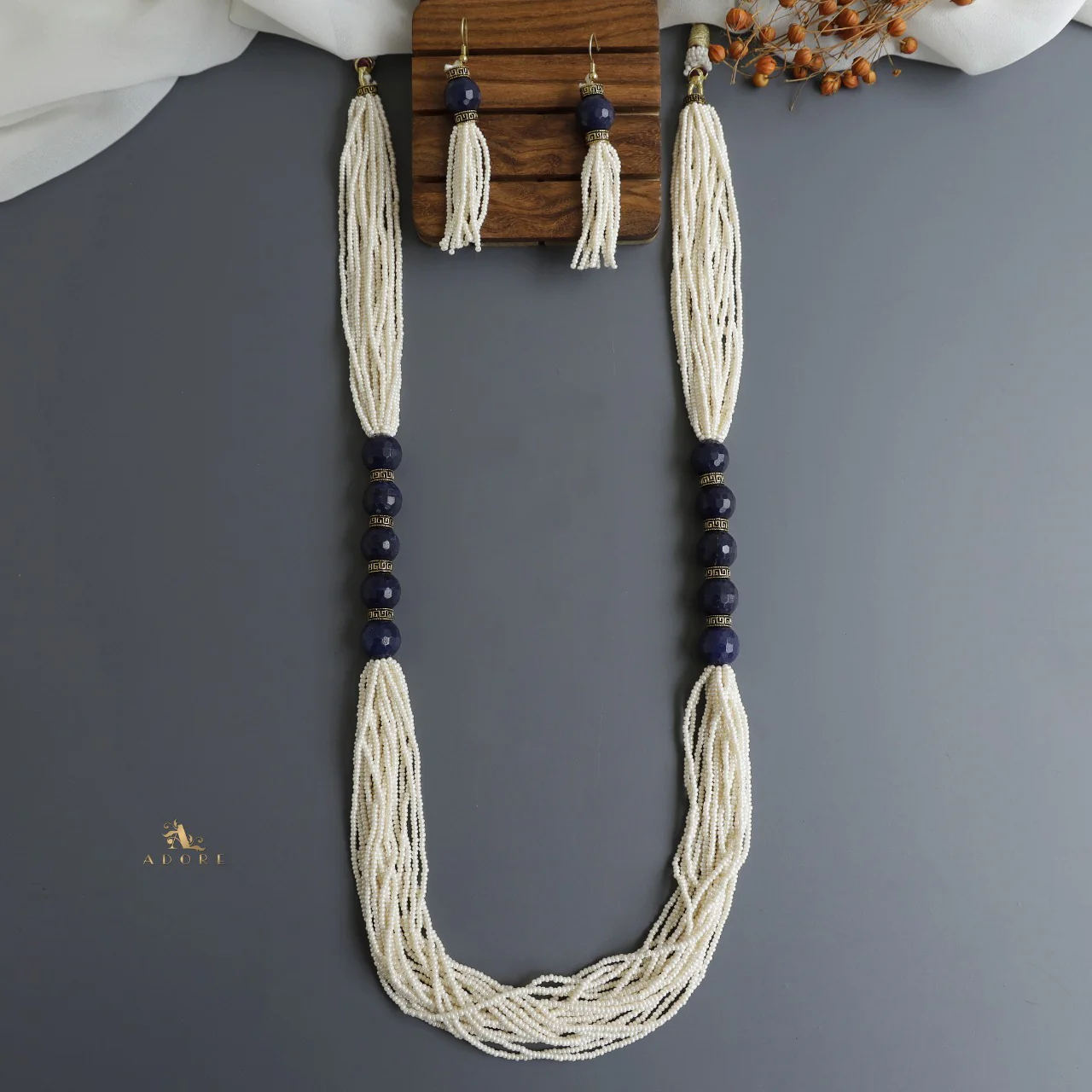 Brinley Onyx Neckpiece With Drop - Image 3