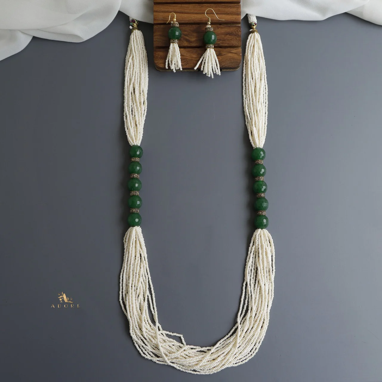 Brinley Onyx Neckpiece With Drop - Image 5