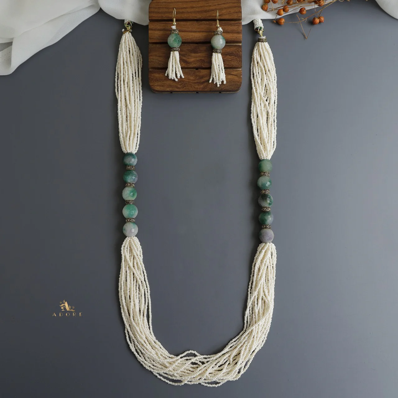 Brinley Onyx Neckpiece With Drop - Image 6