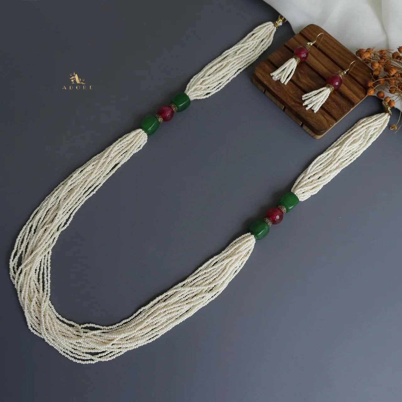 Brinley Onyx Neckpiece With Drop - Image 9