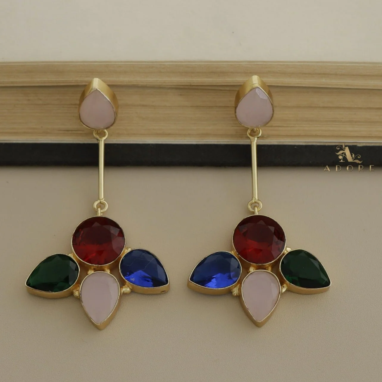 Cacophony Premium Stone Earrings - Image 3