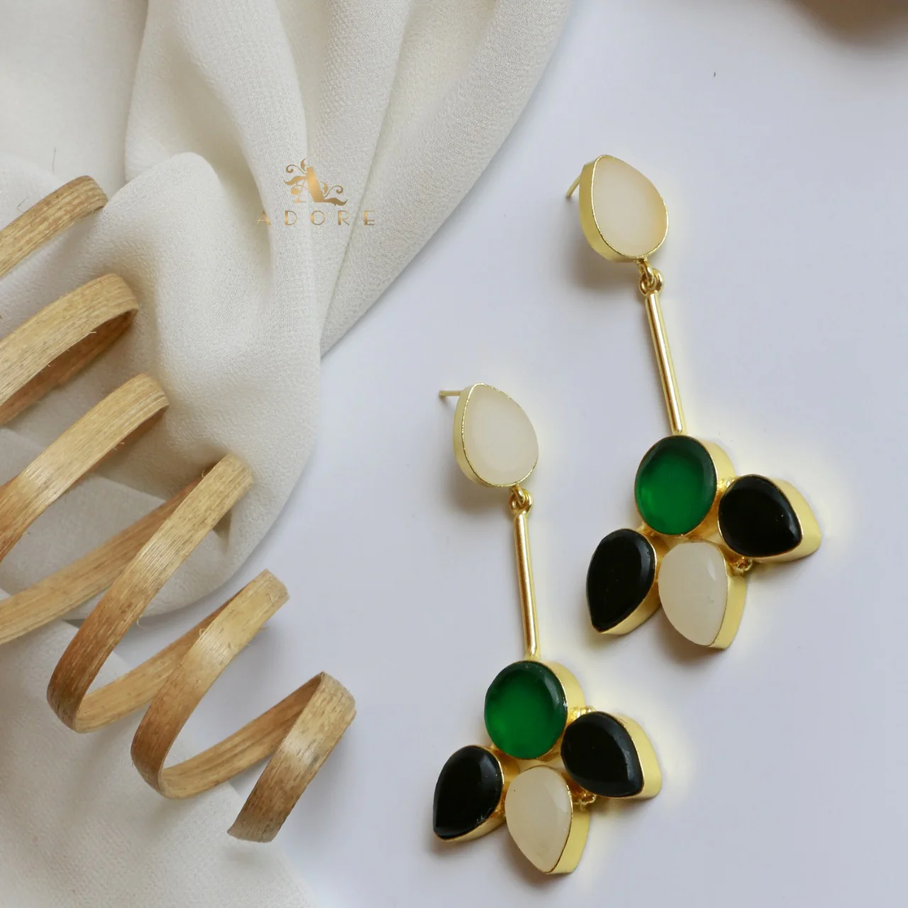 Cacophony Raw Stone Earrings - Image 31