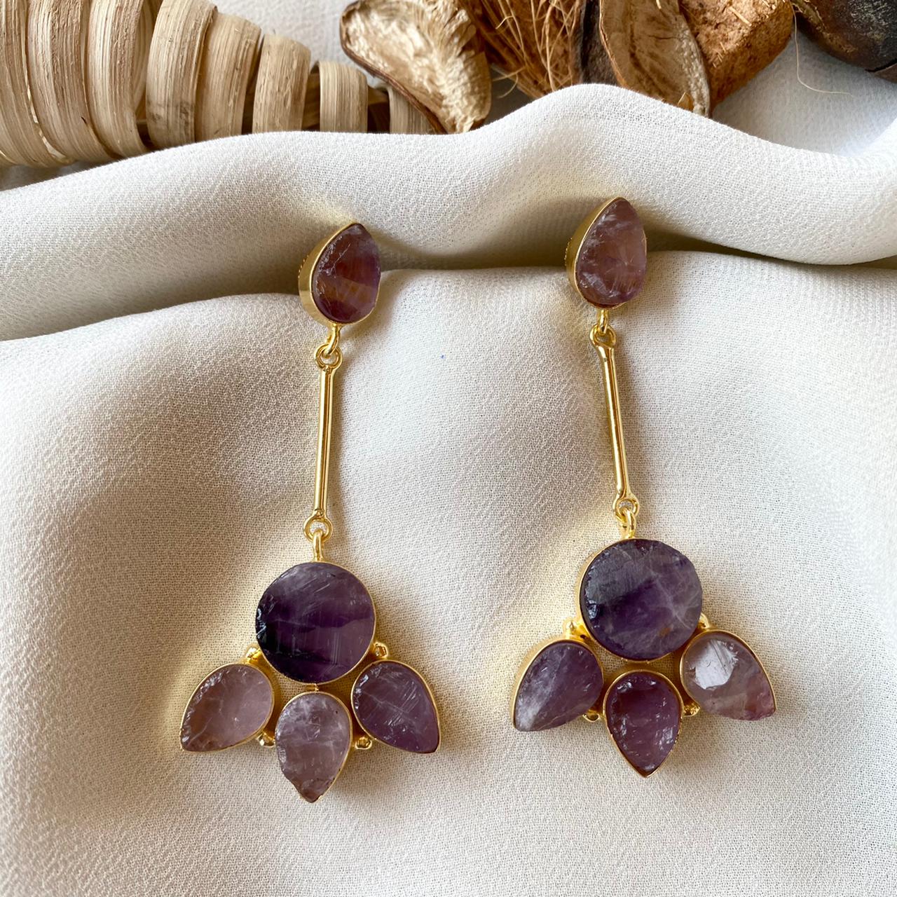 Cacophony Raw Stone Earrings - Image 37