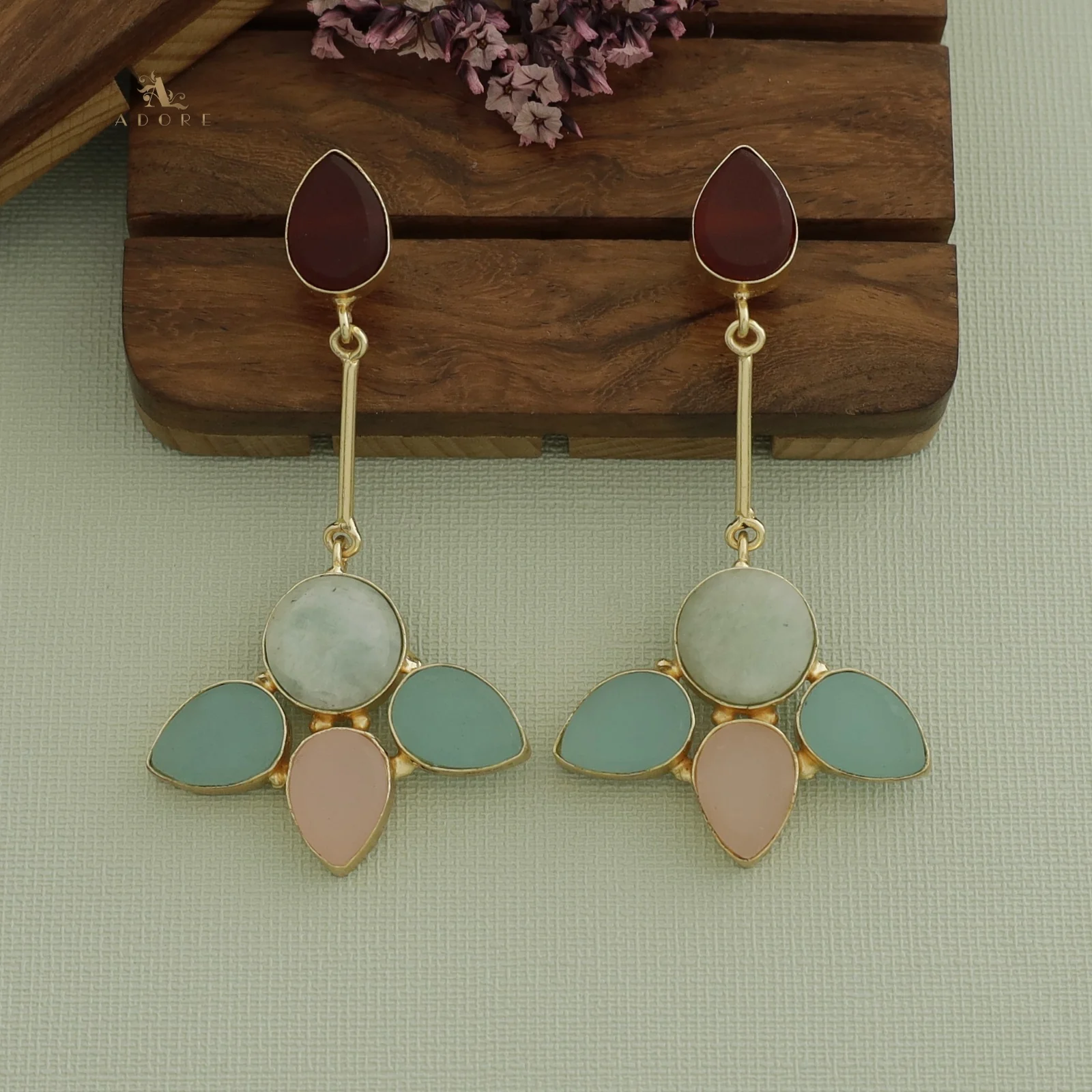 Cacophony Raw Stone Earrings - Image 43
