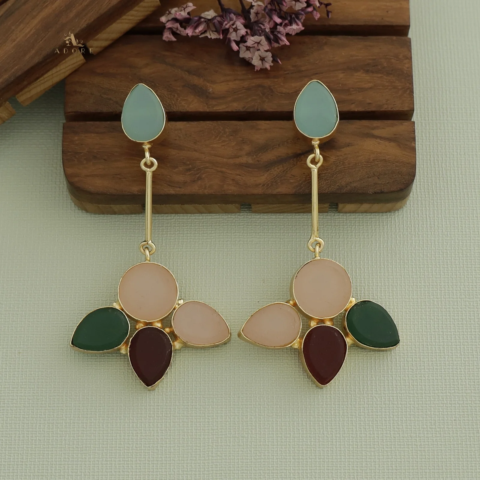 Cacophony Raw Stone Earrings - Image 48