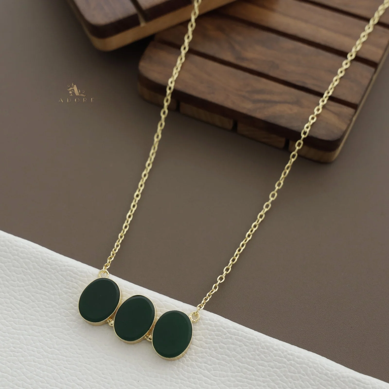 Camdyn Tri Raw Stone Neckpiece - Image 12