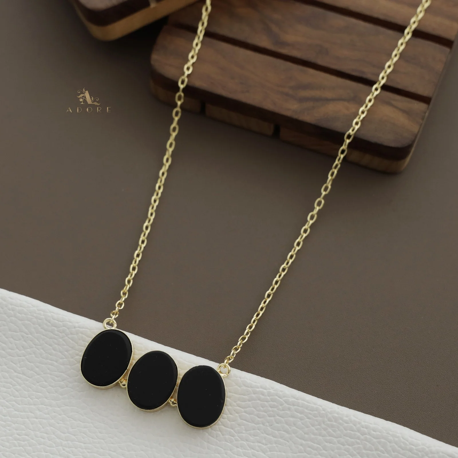 Camdyn Tri Raw Stone Neckpiece - Image 14