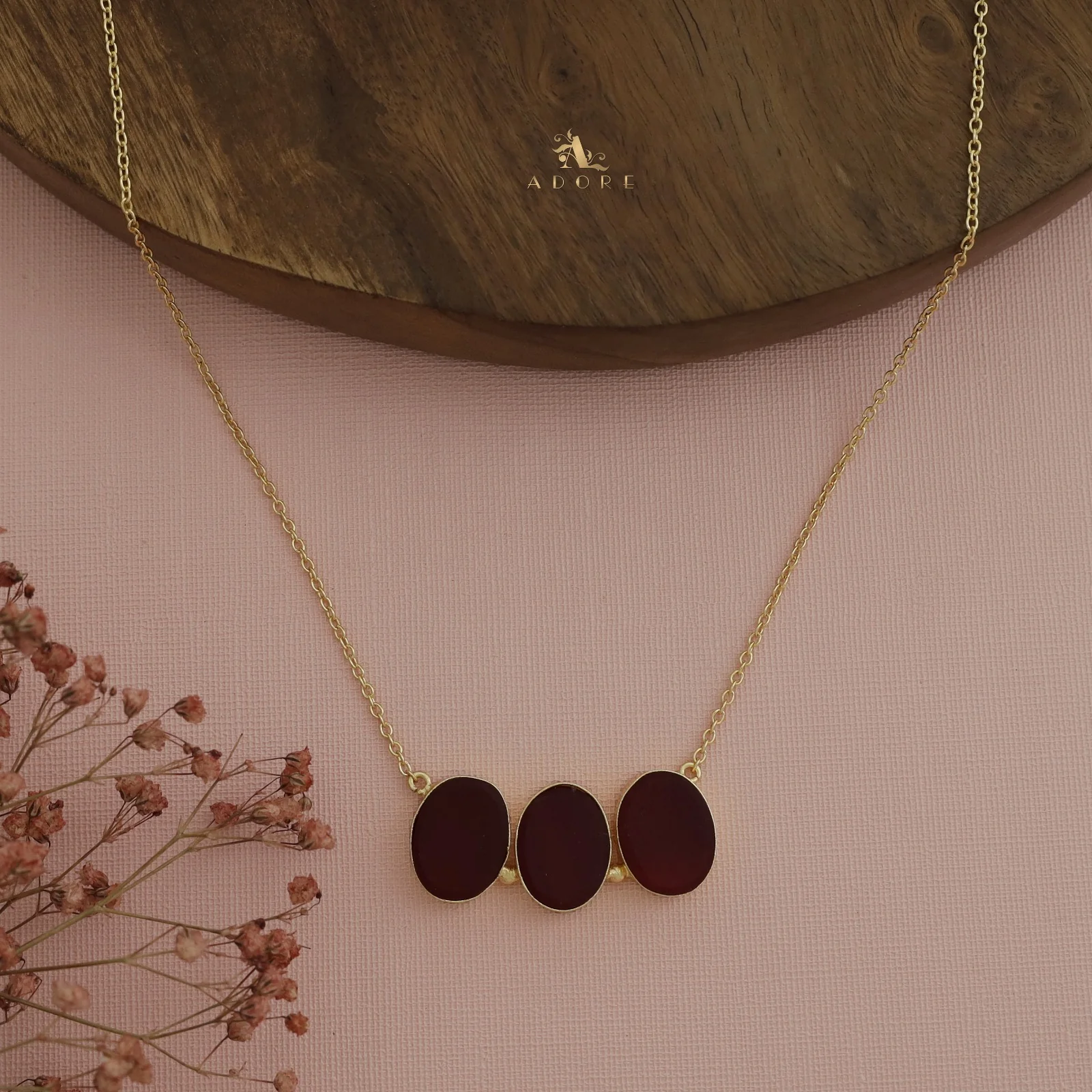 Camdyn Tri Raw Stone Neckpiece - Image 8