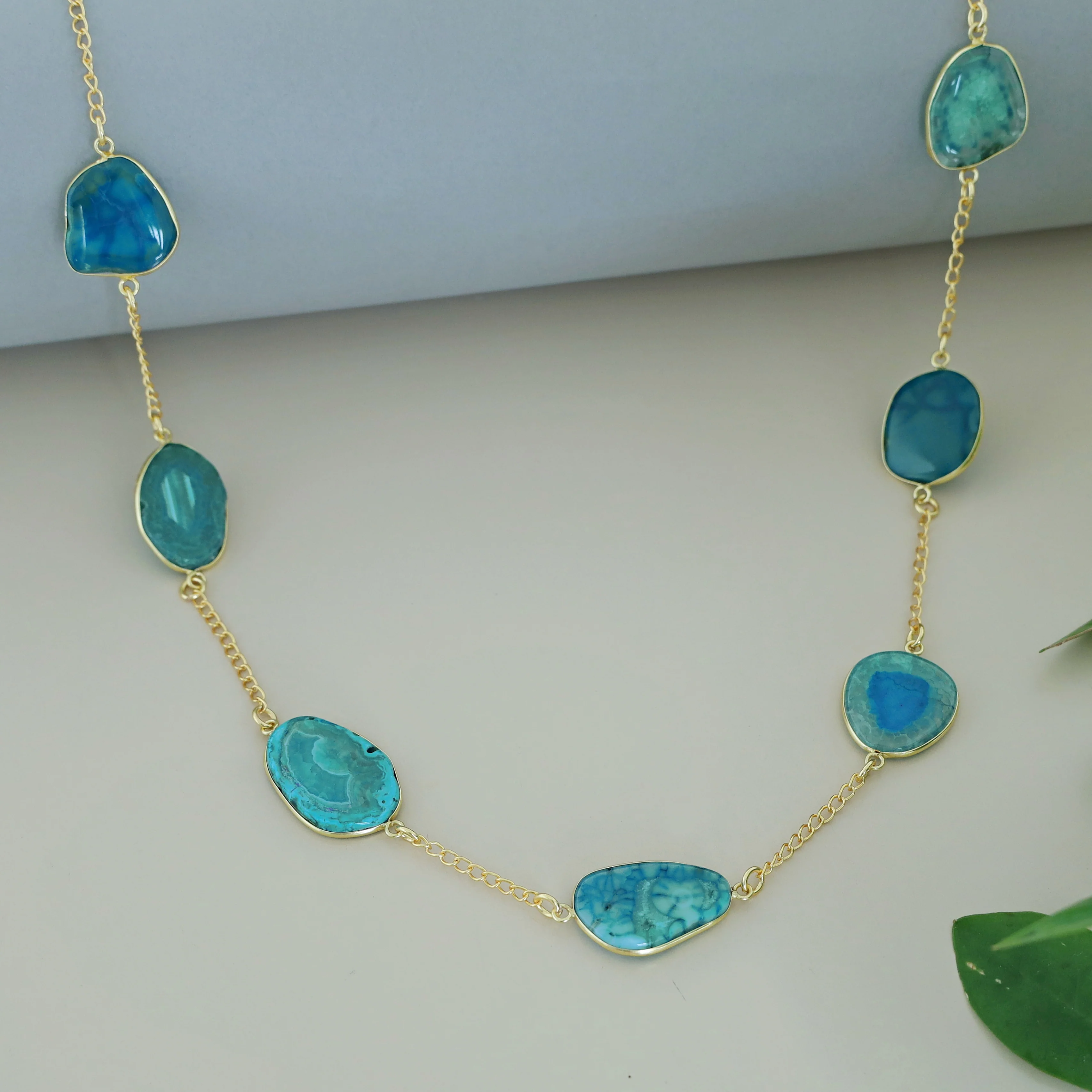 Candace 7 Agate Stone Neckpiece - Image 6