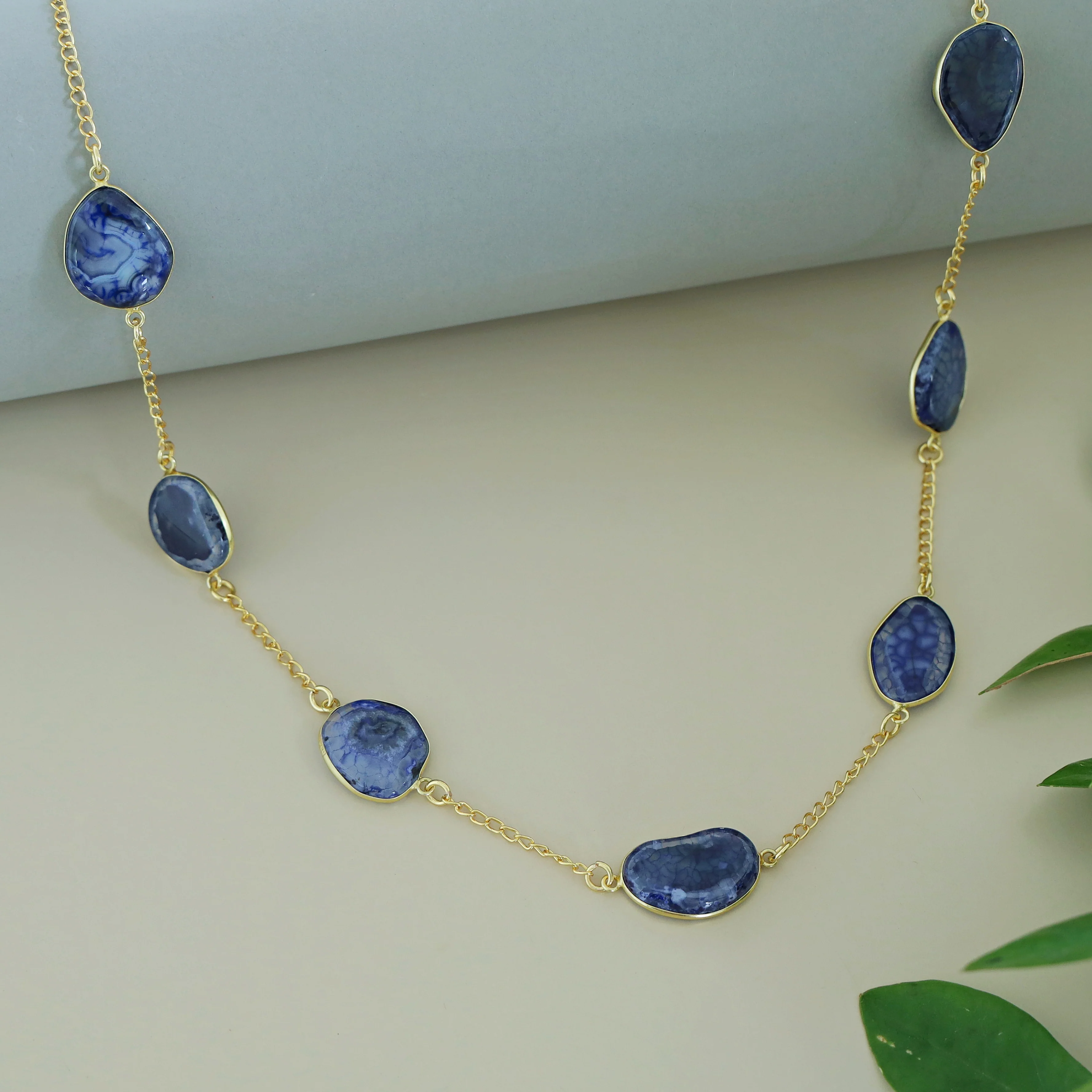 Candace 7 Agate Stone Neckpiece - Image 7