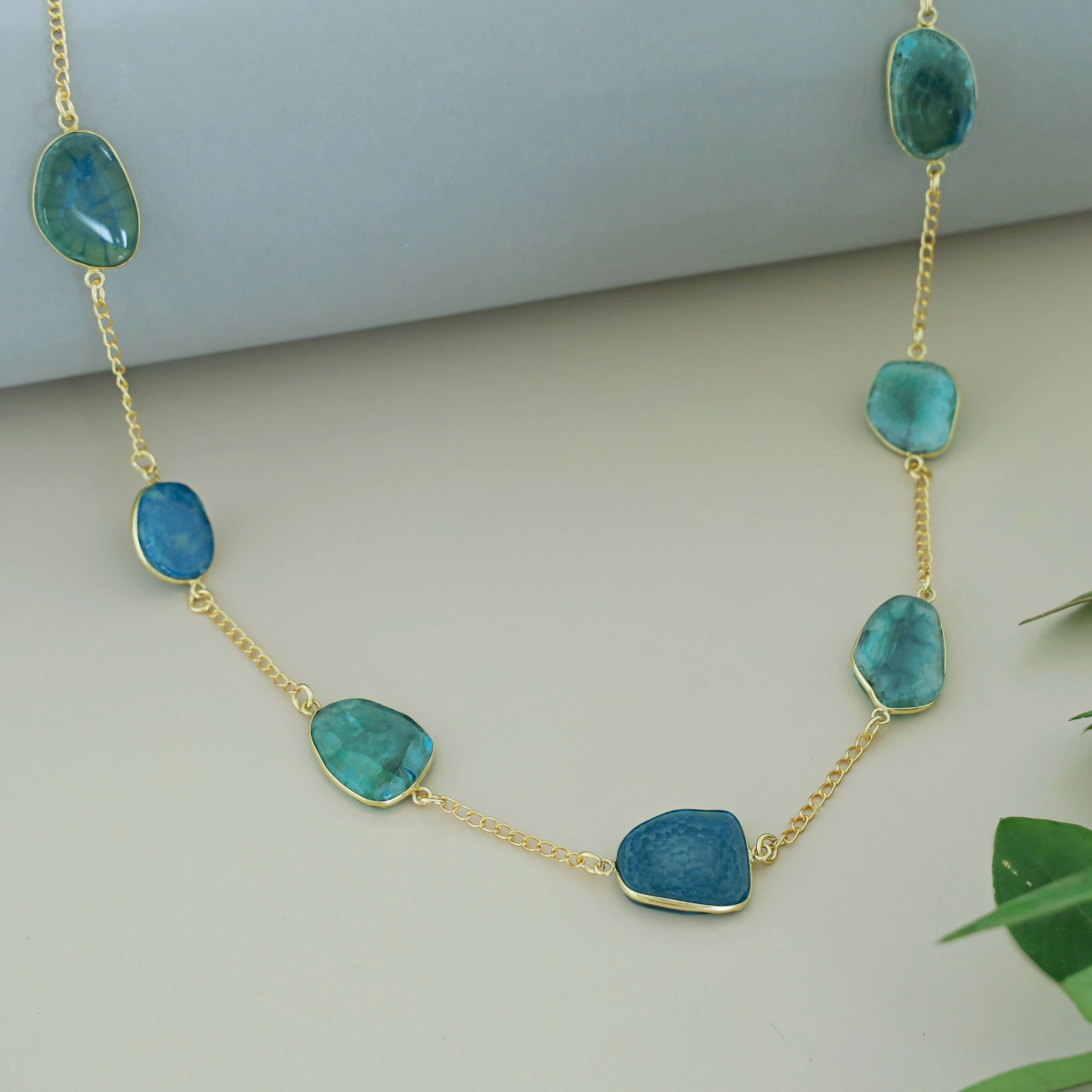 Candace 7 Agate Stone Neckpiece - Image 8