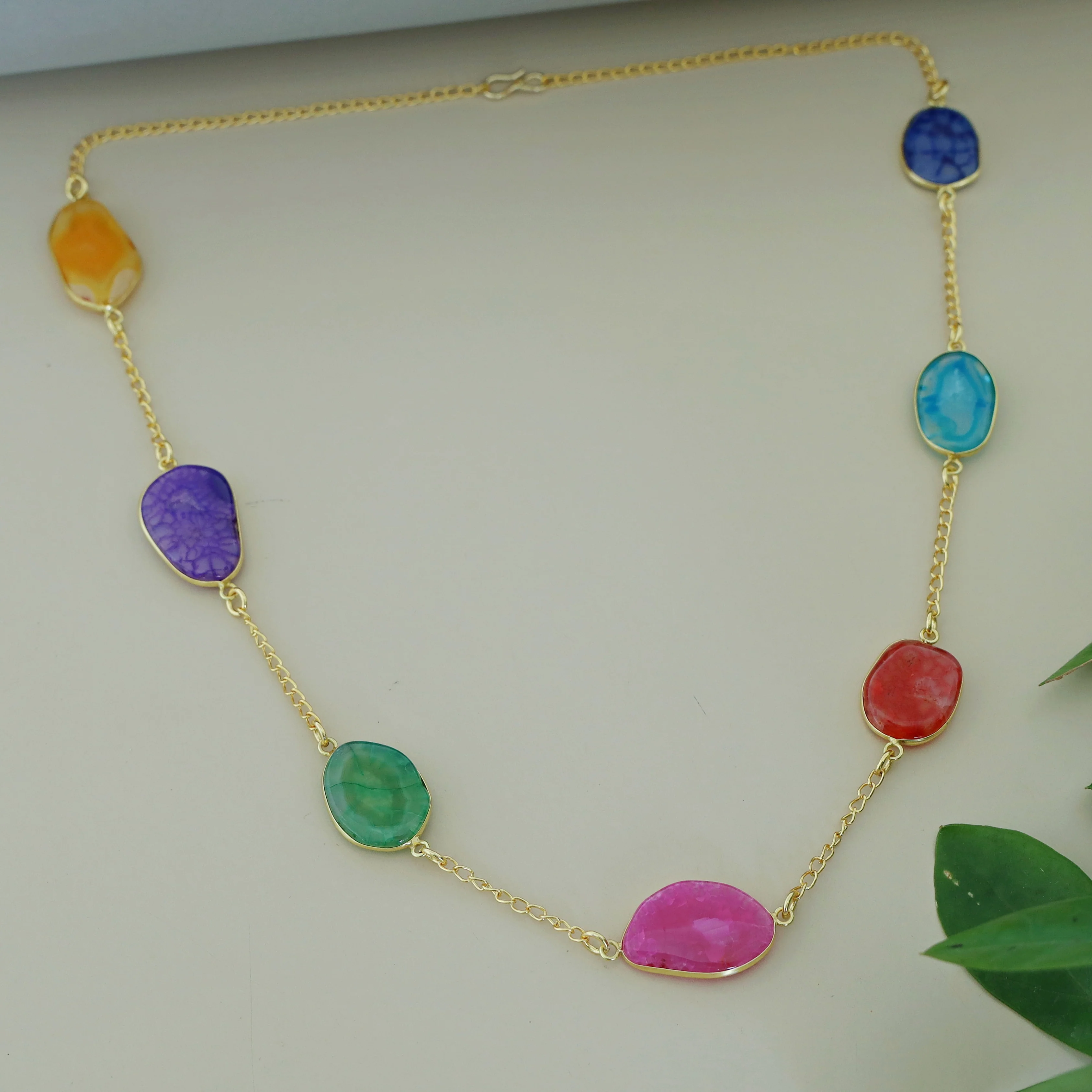 Candace 7 Agate Stone Neckpiece - Image 9