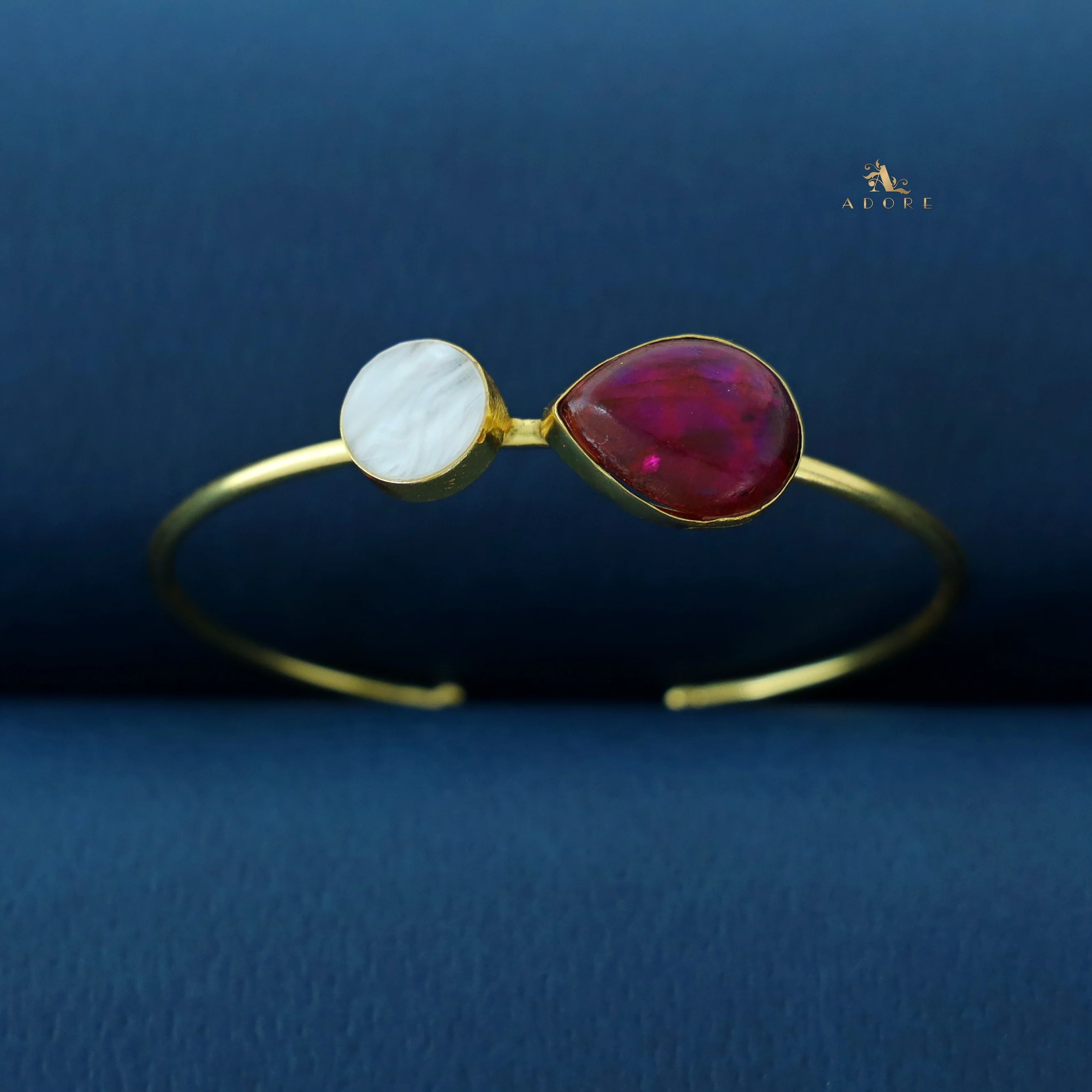 Carmella Golden MOP Bangle - Image 8