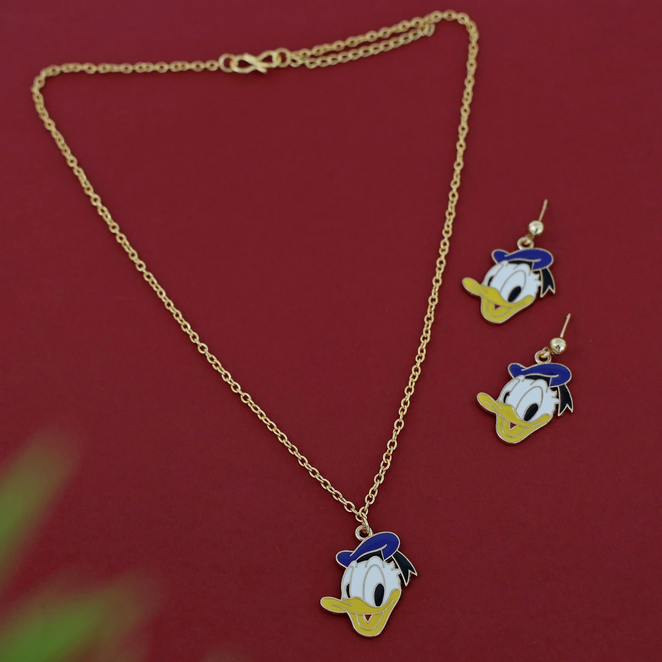 Cartoon Kids Charms Neckpiece With Earring - Image 10