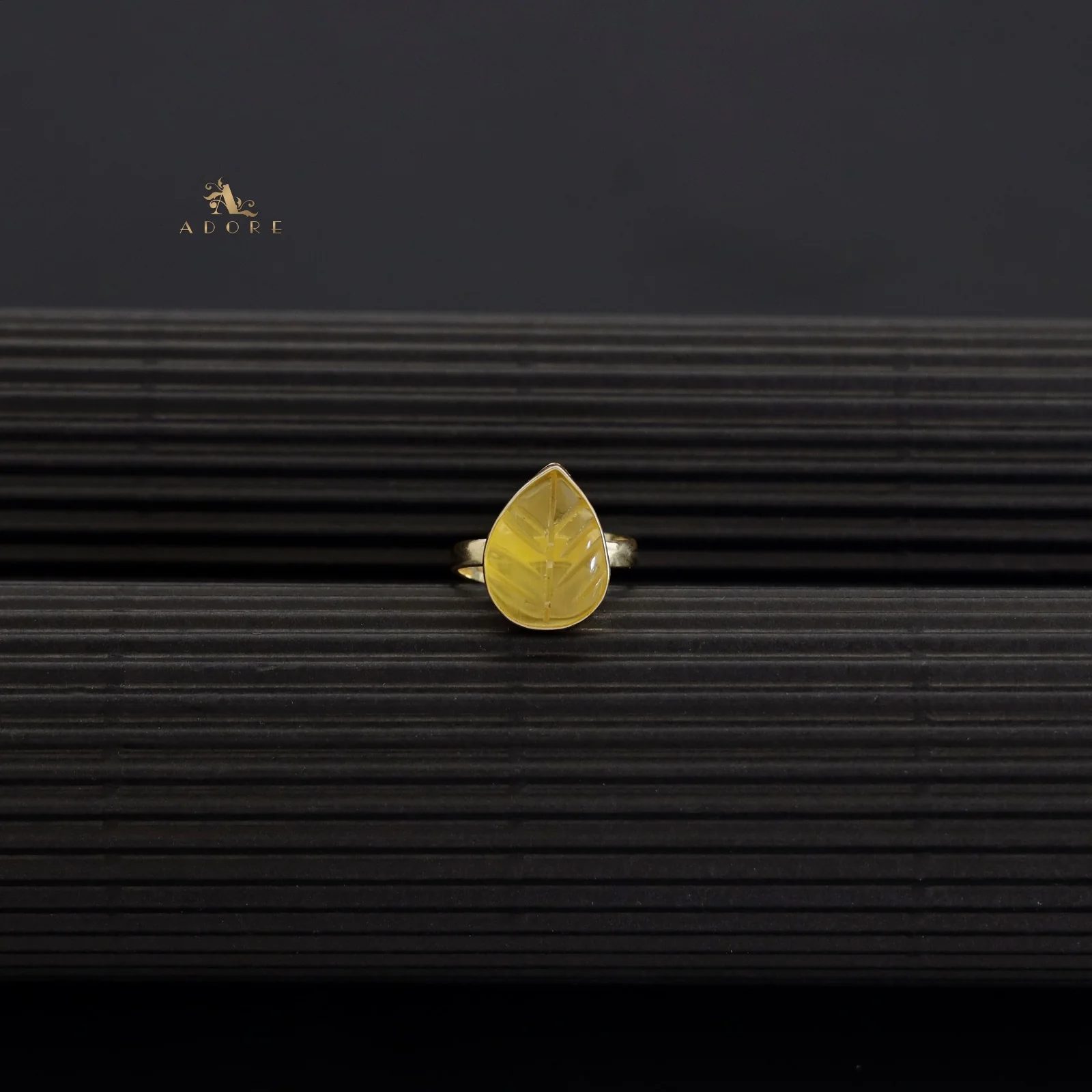 Carved Stone Rings - Image 3