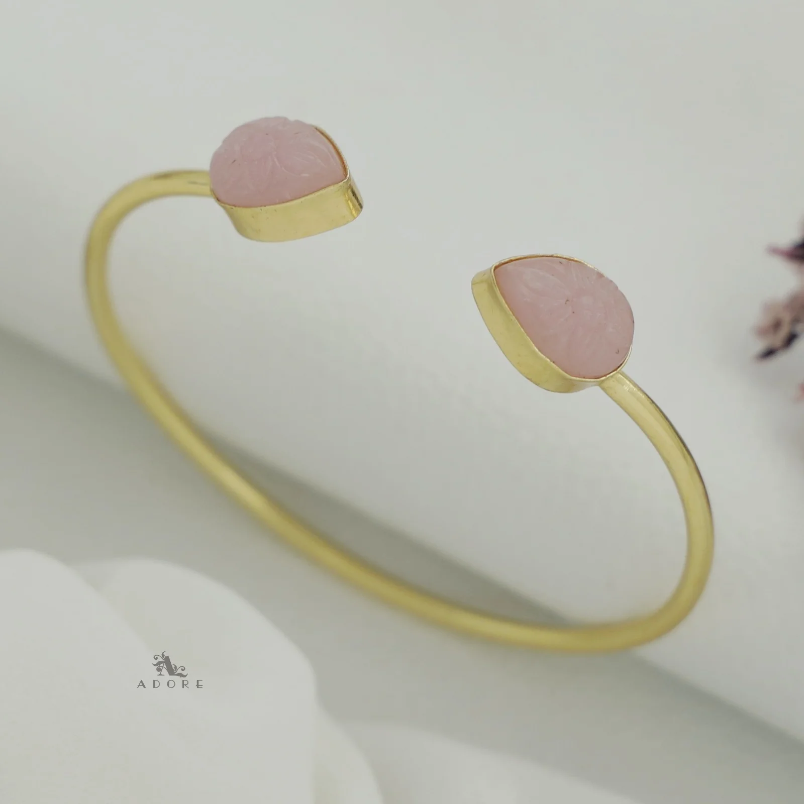Carved Twin Flower Bracelet - Image 27