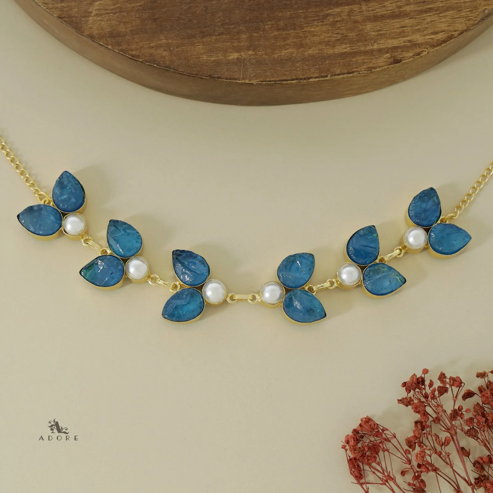 Catalina Dyed Stone Pearl Choker - Image 19