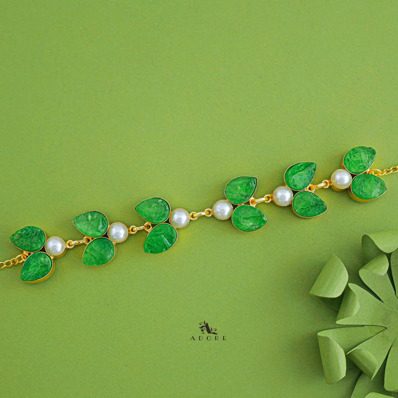 Catalina Dyed Stone Pearl Choker - Image 2