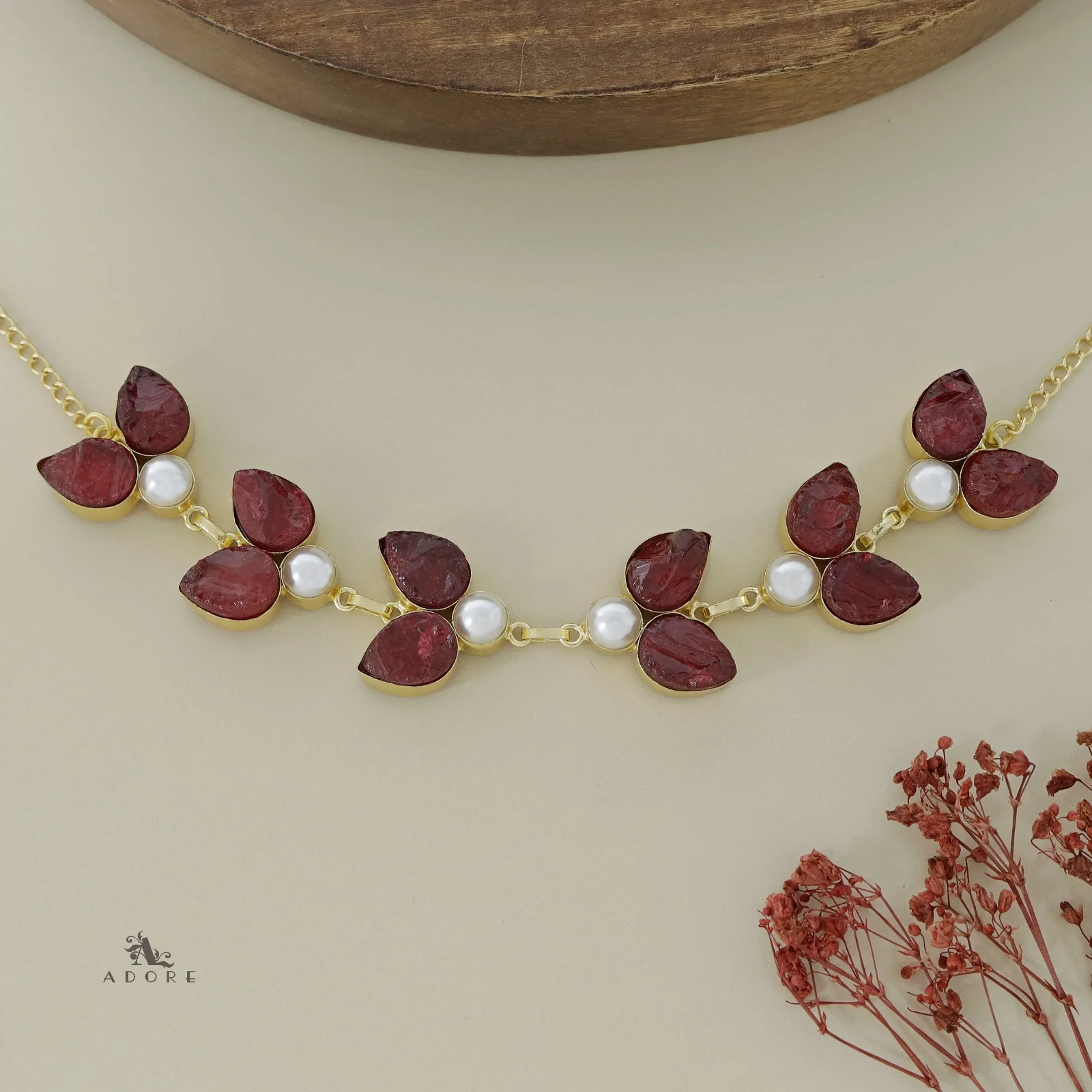 Catalina Dyed Stone Pearl Choker - Image 20