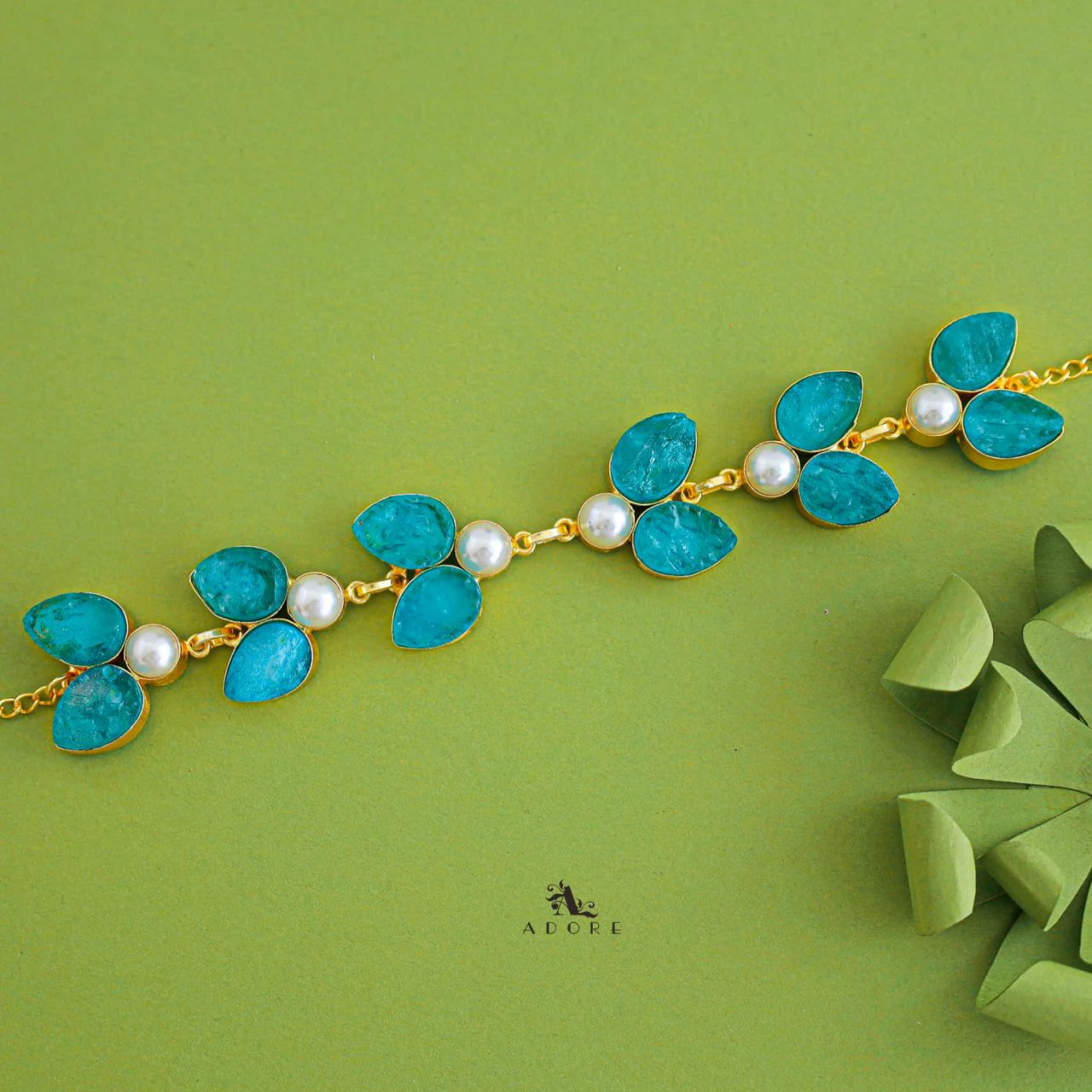 Catalina Dyed Stone Pearl Choker - Image 21