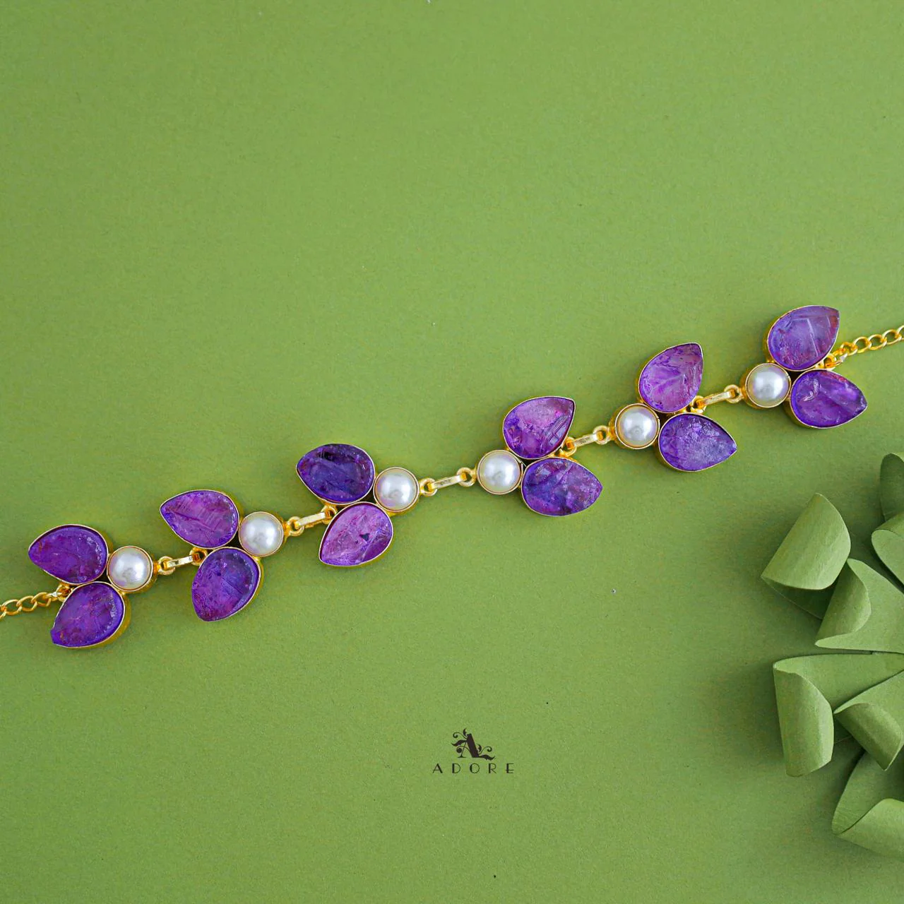 Catalina Dyed Stone Pearl Choker - Image 24