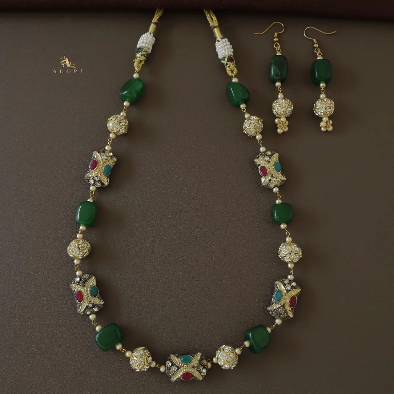 Cattleya Neckpiece With Drop - Image 12