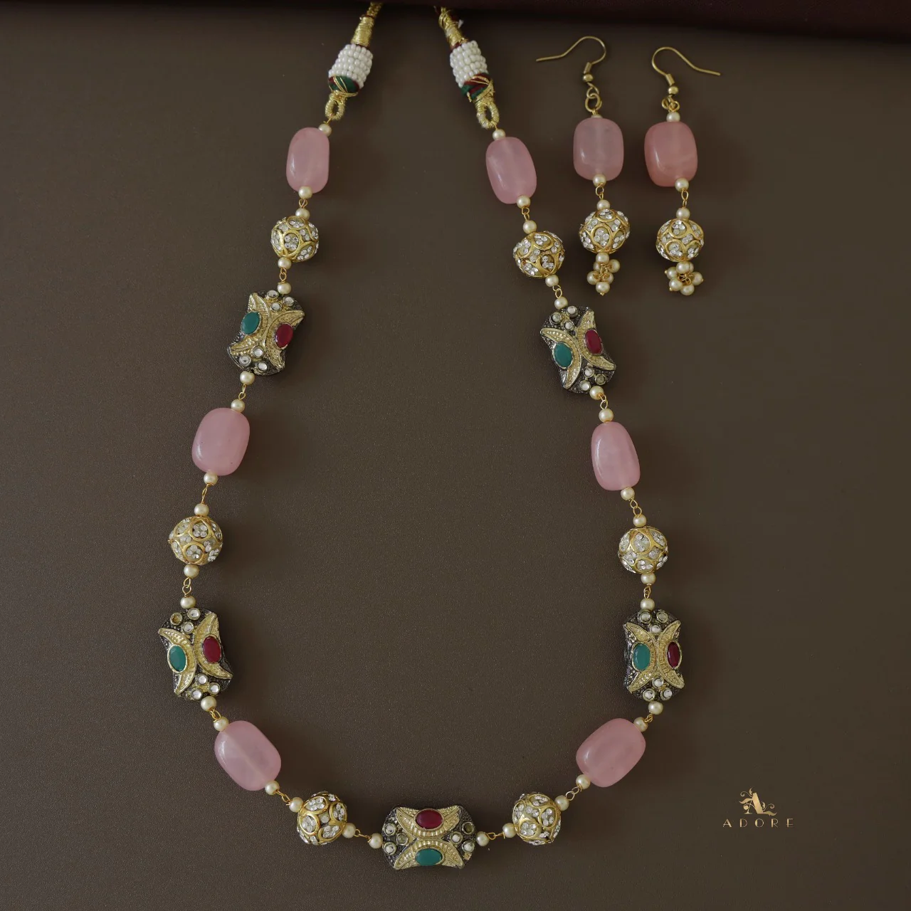 Cattleya Neckpiece With Drop - Image 3