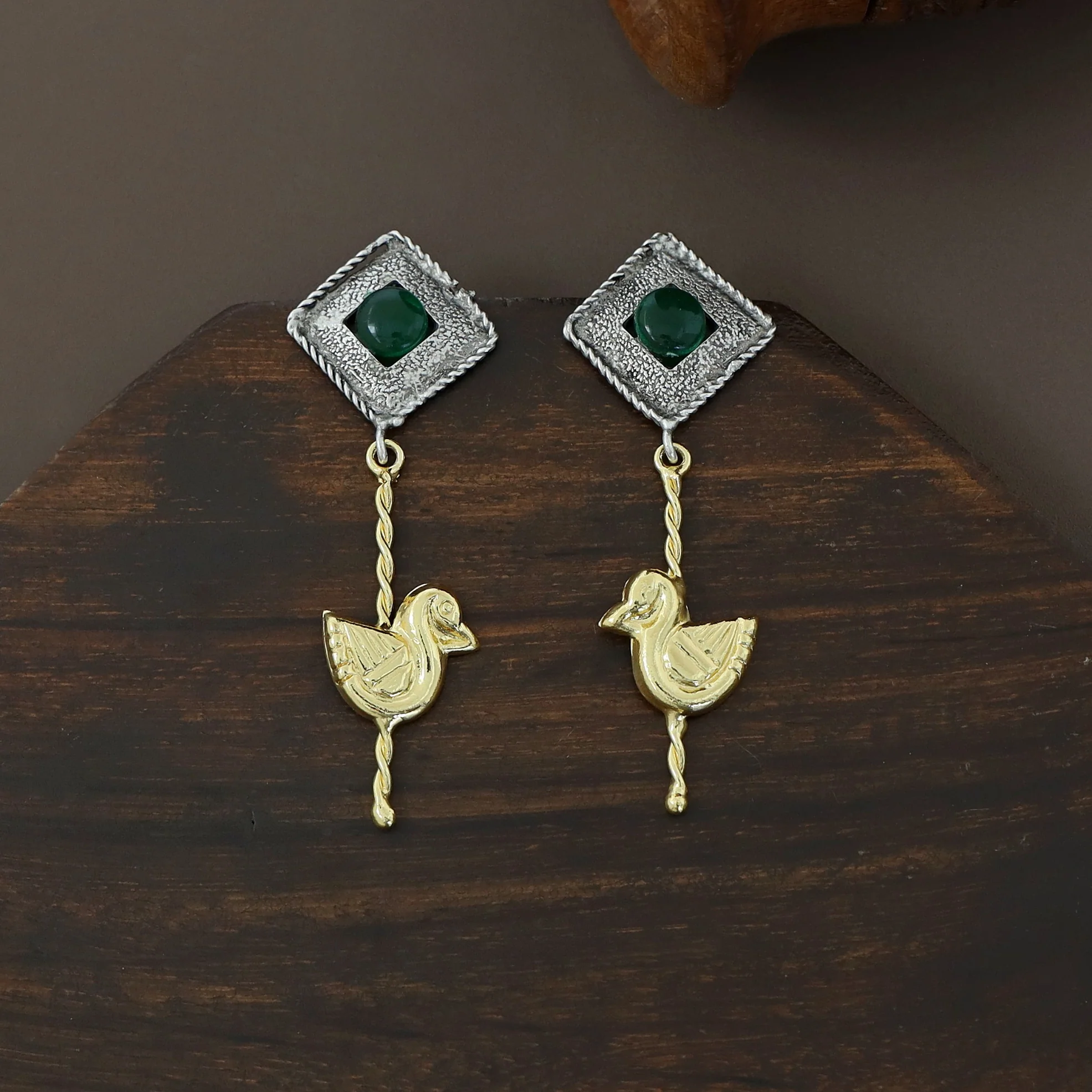Celestia Dual Tone Earring - Image 3