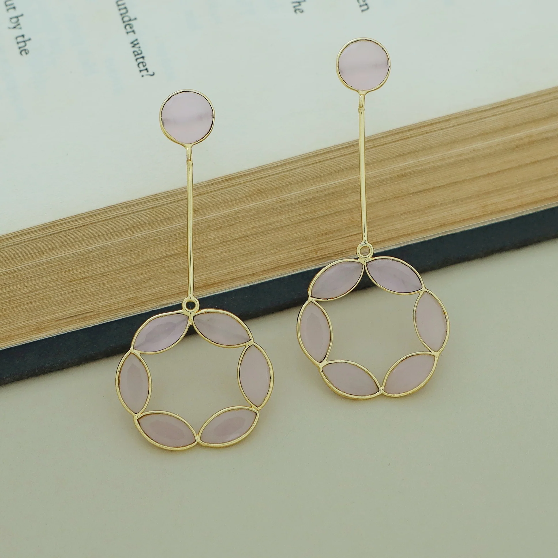 Celia Glossy Circle Stick Earring - Image 7